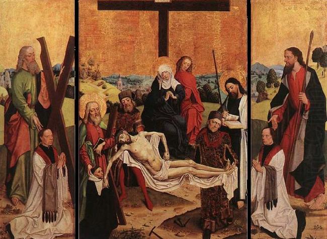 MASTER of the Life of the Virgin Triptych of Canon Gerhard ter Streegen de Monte oil painting picture